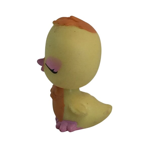 Littlest Pet Shop LPS #1329 Winking Chick #1062 Baby Duck Yellow Bird Figures - Picture 9 of 13